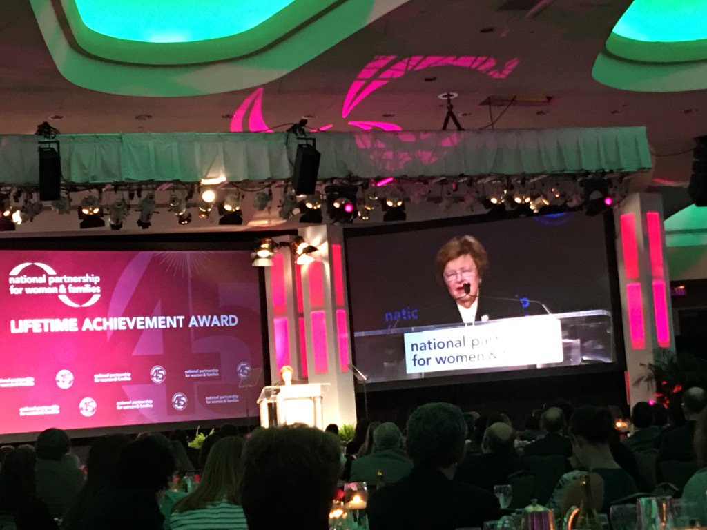 CarolinaMoon975's tweet photo. Men of quality do not fear women's equality. Sen. Barbara Mikulski (US Congress 1976-2016) #NPWF45 https://t.co/vGb6mFk3l4