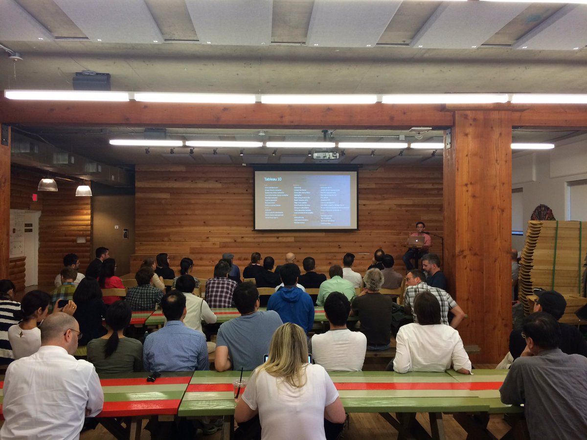 Excited as #Tableau reveals the new features of version 10! #vtug #hootsuitelife #tableau