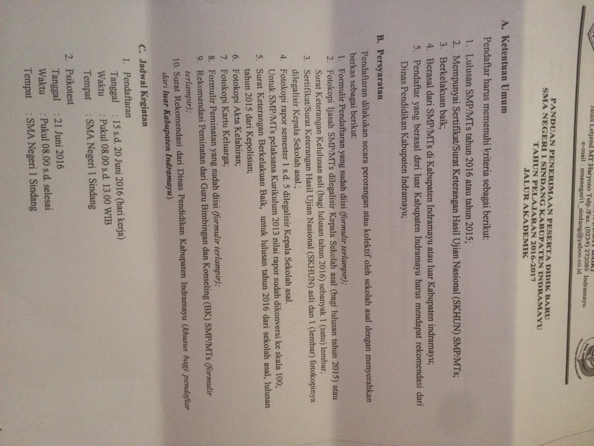 OSIS SMAN 1 SINDANG tweet media