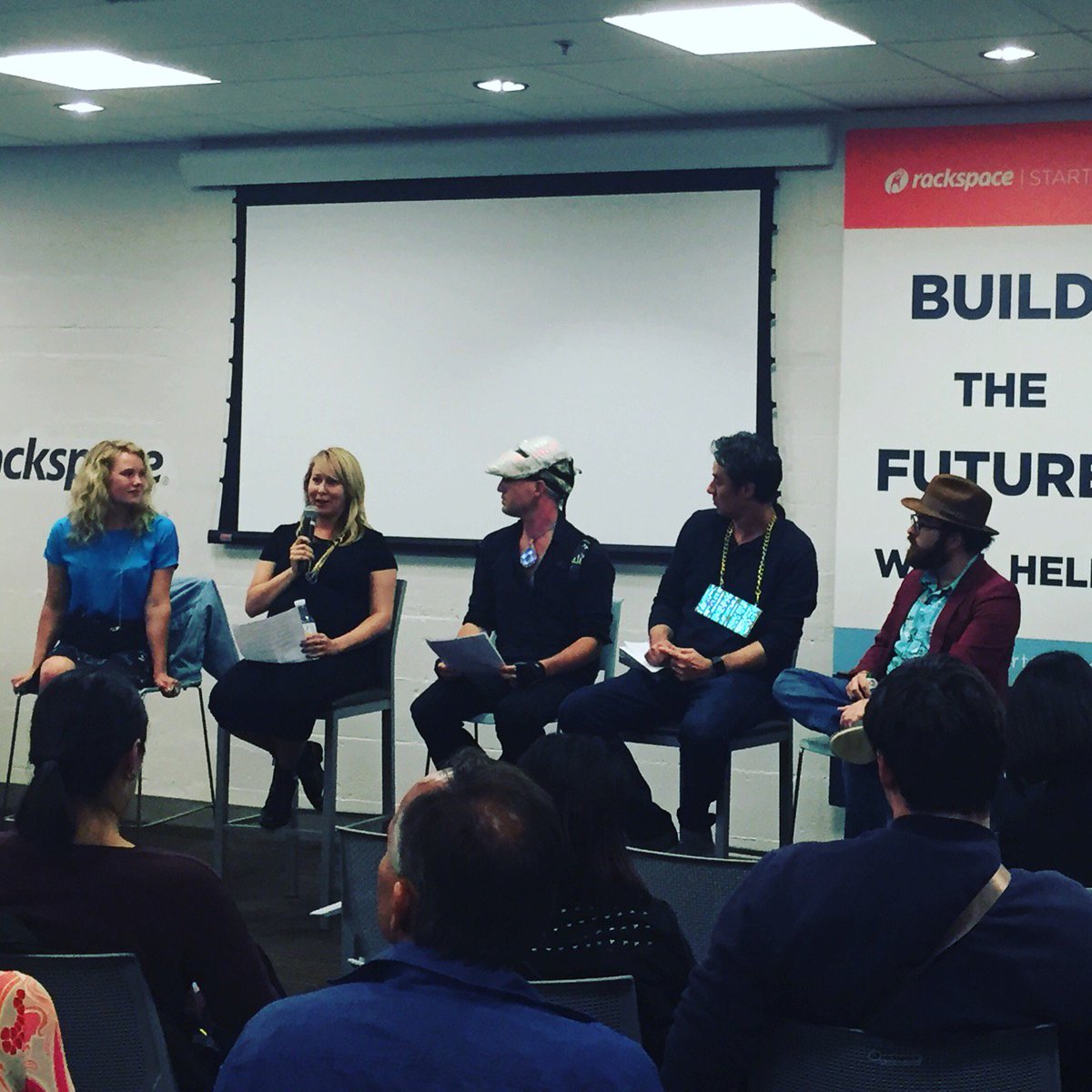 michaelqtodd's tweet photo. Learning about wearable technology at #WearTechCon #sfdw2016 #FashionTech (at @Rackspace SF) https://t.co/UYW8BKfOpi https://t.co/m1pzSGnl1a