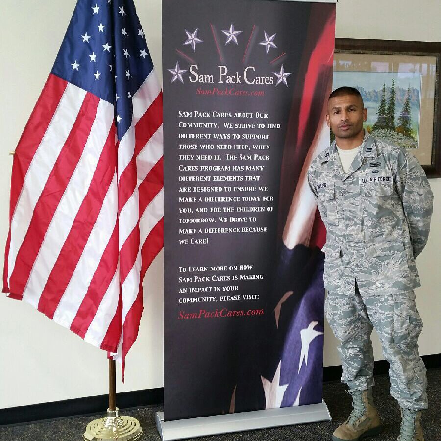 spforddallas's tweet photo. #SamPackCares about military personnel. $100 will be donated to the @ChrisKyleFrog Foundation for each #Ford sold. https://t.co/vSyhfJnF9x