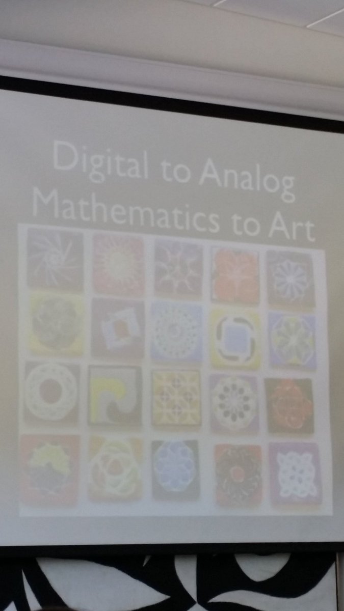 Margieraymond20's tweet photo. Maths to Art #GaryStager #awesome https://t.co/r4cd8mnx8w