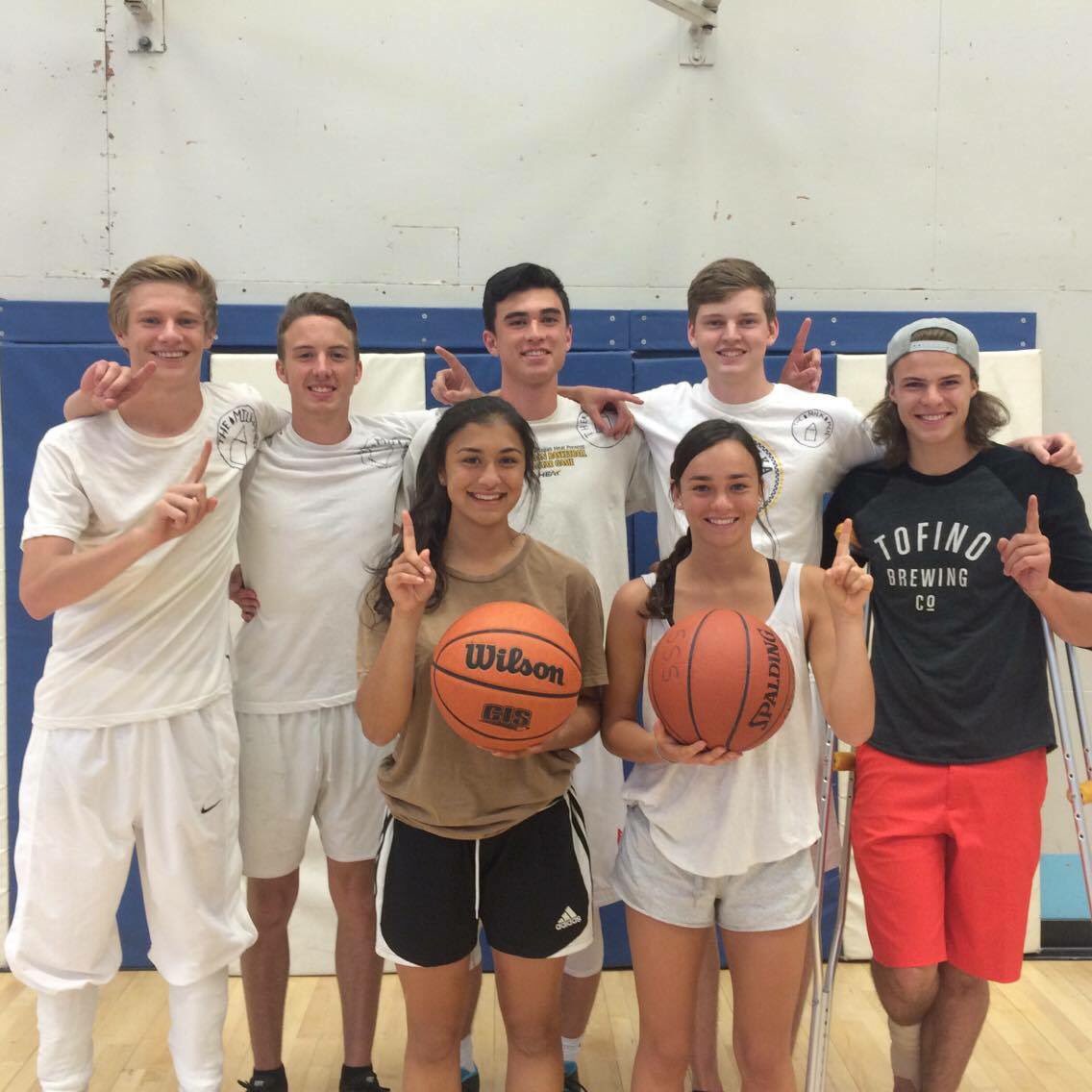 TheRealSNBA's tweet photo. Team photos of the conference champions: Salty Shooters and Milkmen! https://t.co/MTj1RfaaCS