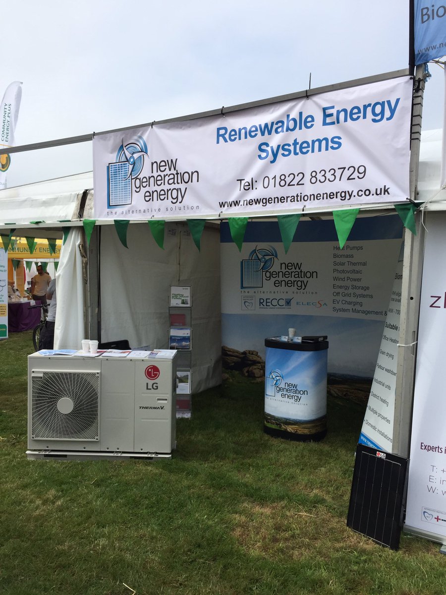 Come and see us for the next 3 days at the Royal Cornwall Show #RCS16 <a href="/LGUK_B2B/">LG UK B2B</a> #heatpumps #solar #windturbines