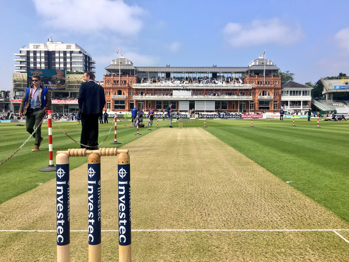 England Cricket on Twitter: "How do you expect this Lord's pitch, with its famous slope, to play today? #ENGvSL https://t.co/QElM5LbaXX" / Twitter