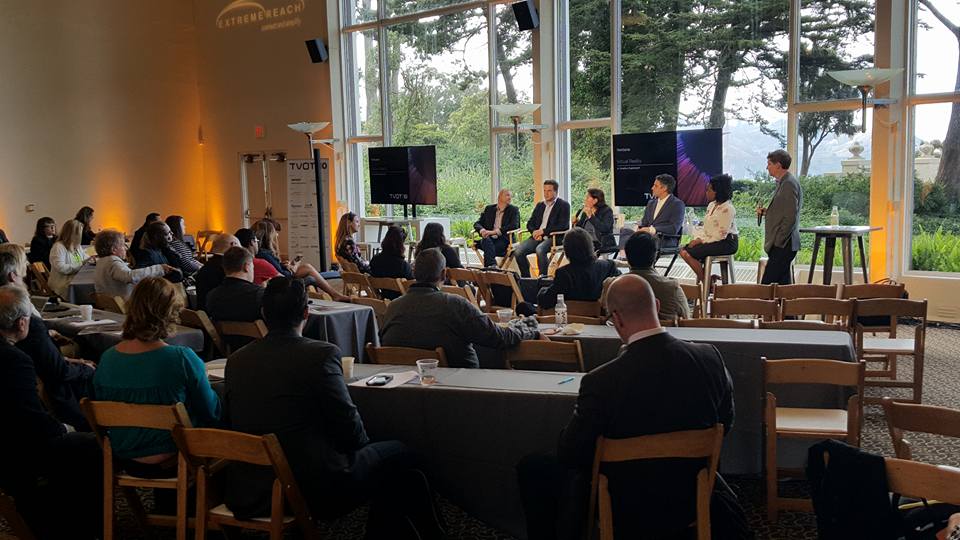 HearTheWarning's tweet photo. Fantastic panel on VR with Evette Vargas. https://t.co/Kx0ydQFfVE