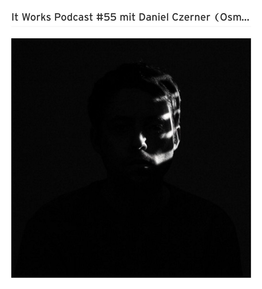 SUBVAULT's tweet photo. Daniel Czerner - It Works Podcast #55

#Deep #Minimal #Dub #DubTechno #Techno #Podcast #Mix

https://t.co/WXWUKMVUoF https://t.co/nHXTxvRkqn