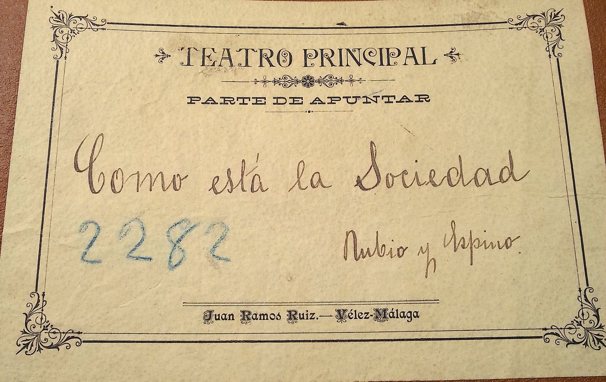 ArchivoSGAE's tweet image. #UnArchivoEs un precioso testimonio de cómo está la sociedad #patrimonio #IAD16 #SGAE #teatro #zarzuela #IAD2016