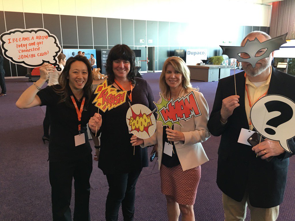 RESsoftware's tweet photo. Don't miss your chance to take a superhero selfie at the #RESVIP photo booth! #RESFocus https://t.co/InOmY68Inc