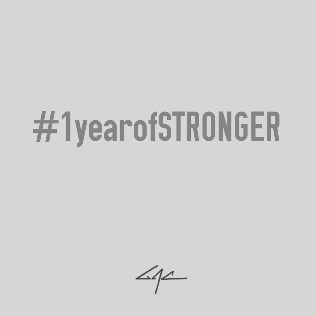 #1yearofSTRONGER Yg masih blm punya albumnya juga sampai sekarang buruan cek di gamalielaudreycantika.com ya troops 👌