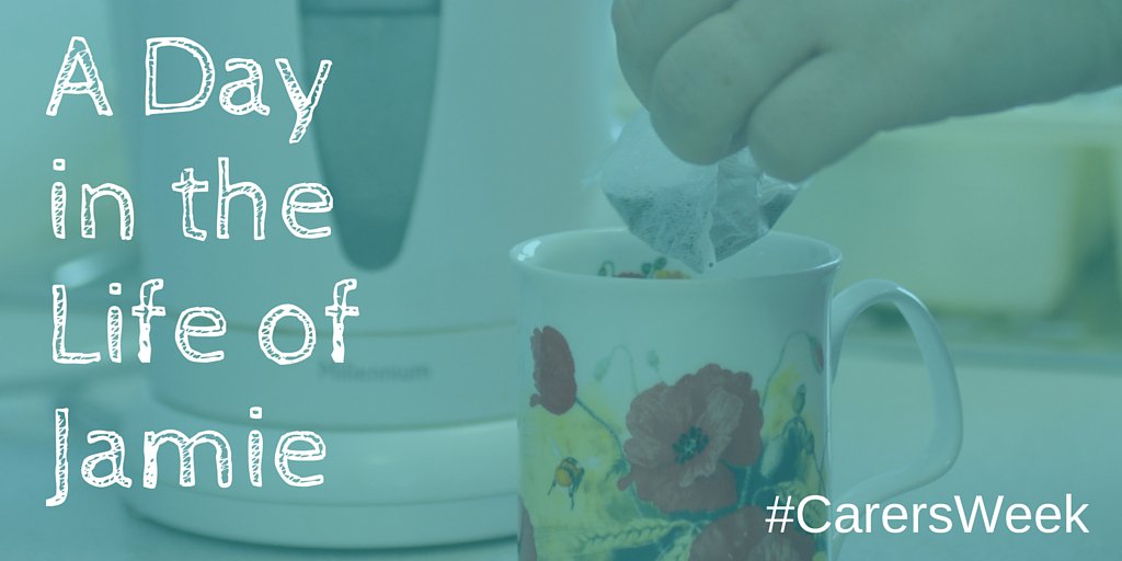 CarersTrustWal's tweet photo. 6.30am: I wake up early and get dressed, then go downstairs to make a cup of tea for my parents #carersweek https://t.co/A7M35YFdgr
