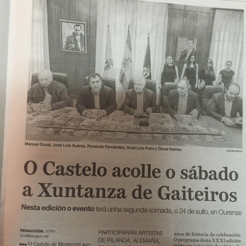 roslufe's tweet photo. #OU15-19 O Castelo de #Monterrei acolle o sábado a xuntanza de Gaiteiros, @LaRegion #CreoenOurense https://t.co/LAuIx01cV0