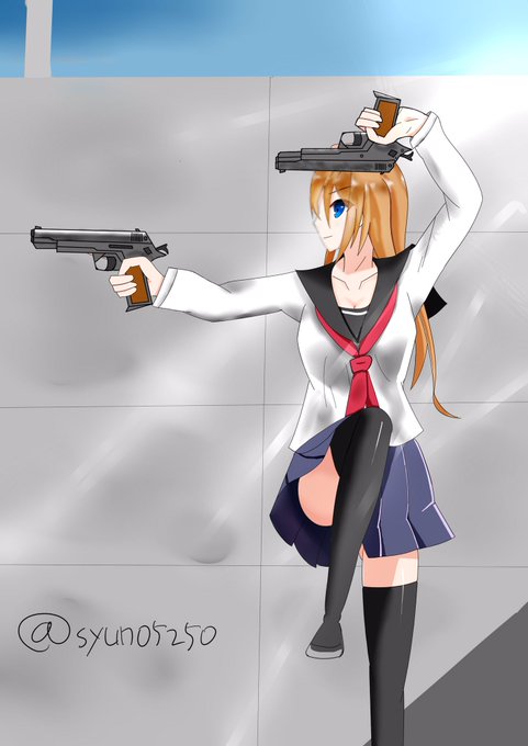 拳銃のtwitterイラスト検索結果 古い順
