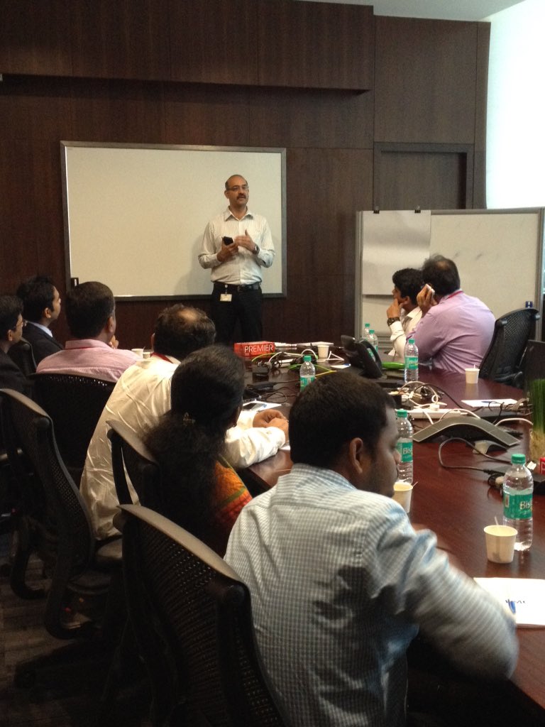 RSAAPJ's tweet photo. RSA #SecAnalytics hands on workshop for customers at RSA India COE kick started by Rohit Malhotra #Bangalore https://t.co/hRCajEKz2q