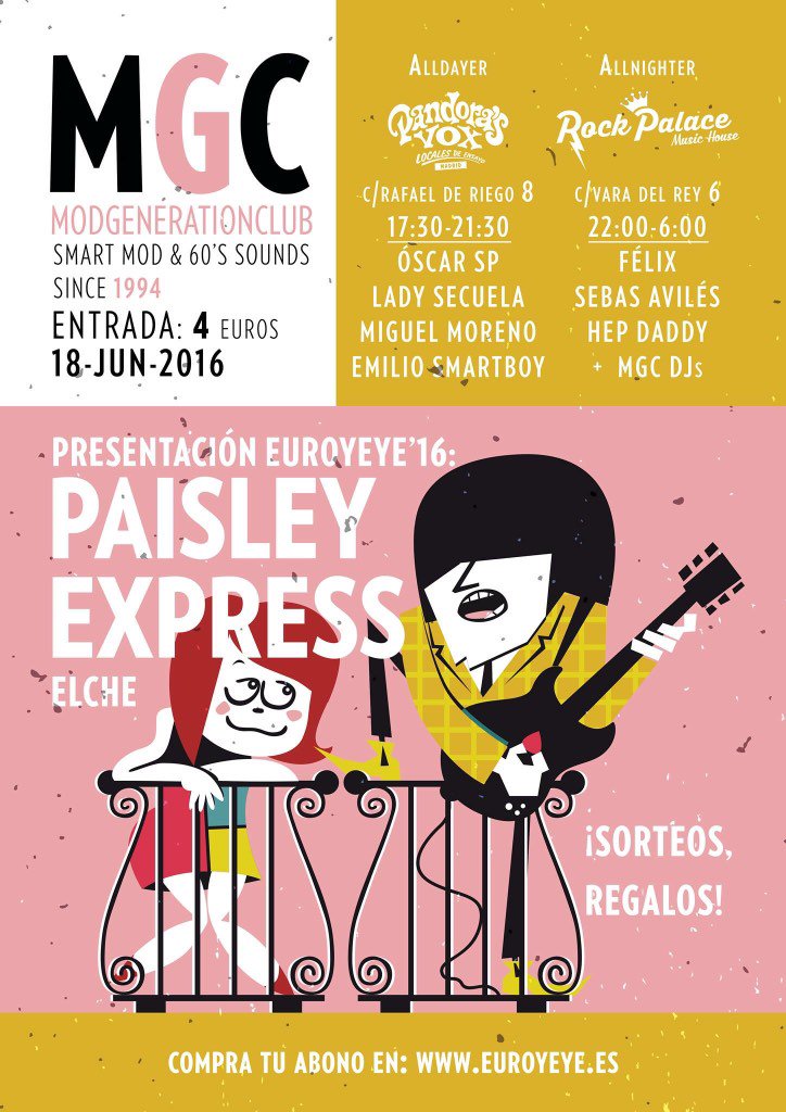 PaisleyExpress's tweet photo. 18th June at the Mod Generation club in #Madrid #Mods #PaisleyExpress https://t.co/JHHokmzcBY
