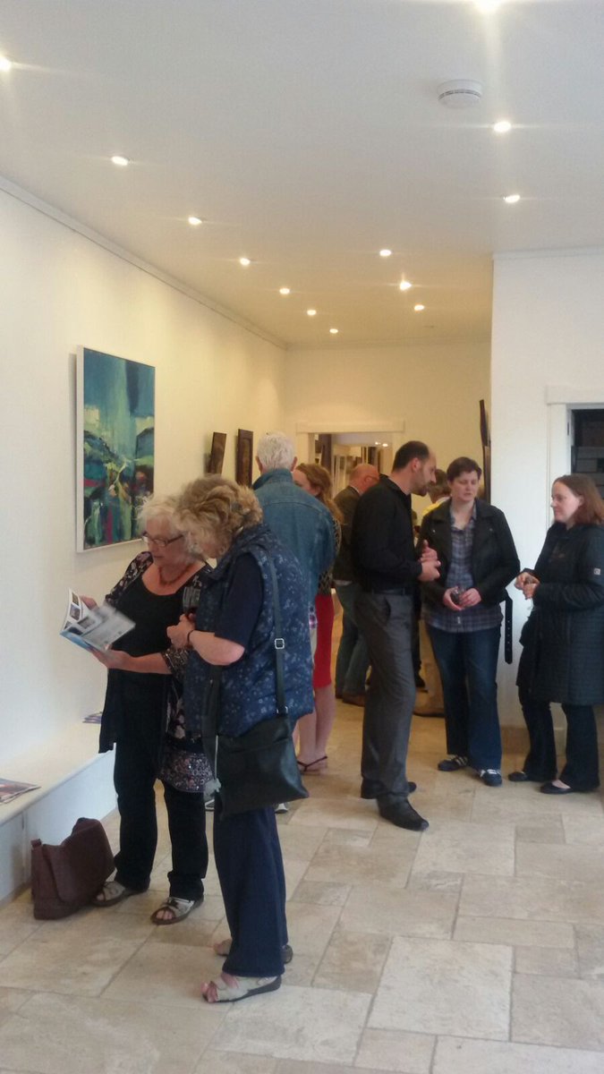 Opening night <a href="/RiccioGallery/">Riccio Gallery</a>. Exhib continues through june #popalong!