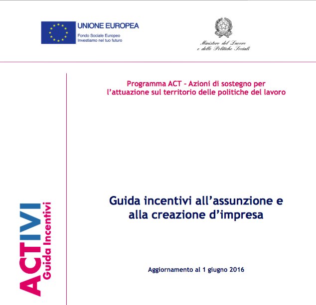 MicheTiraboschi's tweet photo. Sempre prezioso il contributo di @ItaliaLavoroIL: pubblicata la guida #Incentivi #Assunzione https://t.co/bYmHBi9XVQ https://t.co/5UtPdDKAou