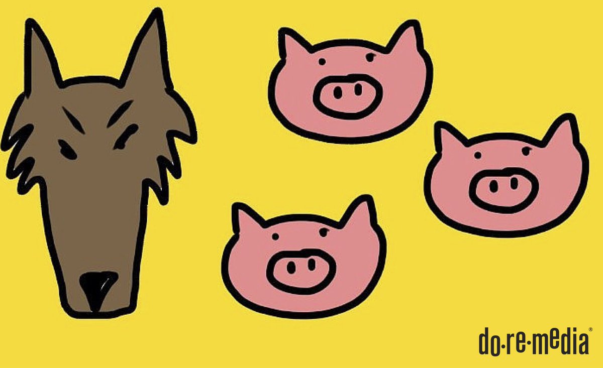 3 Little Pigs on #Branding, #ContentMarketing and #SocialMedia via @2sticksdigital ://ht.ly/J4lD3014yyk