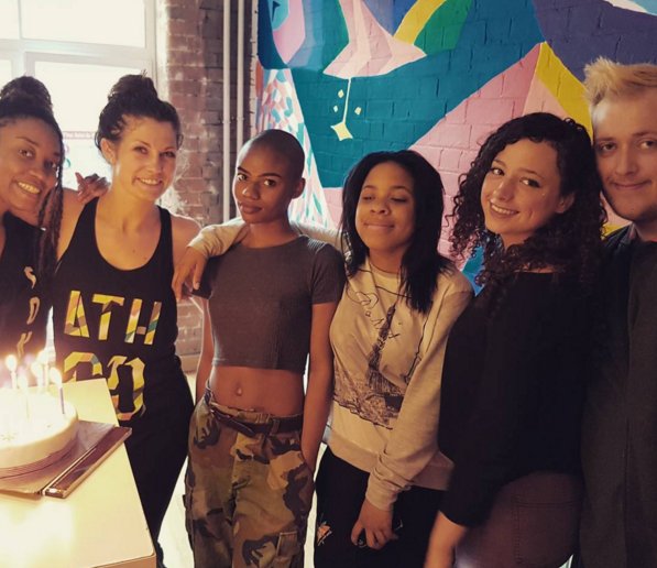 StreetLeagueDF's tweet photo. Birthday celebrations at Street Step's Islington Academy. Happy birthday Bisola! #cake #movingintowork https://t.co/sSCLfbAsjV