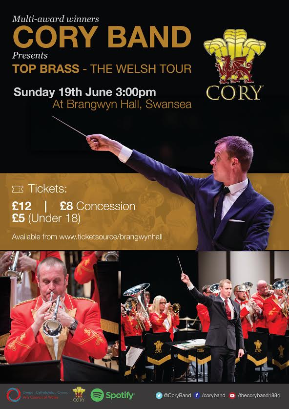 The Cory Band (@coryband) on Twitter photo Come and join us <a href="/TheBrangwyn/">The Brangwyn</a> on Sunday 19th July 3.00pm with <a href="/CwmtaweBand/">CwmtaweYouthBand</a> Tickets: bit.ly/1YfOCyI Come and join us <a href="/TheBrangwyn/">The Brangwyn</a> on Sunday 19th July 3.00pm with <a href="/CwmtaweBand/">CwmtaweYouthBand</a> Tickets: bit.ly/1YfOCyI