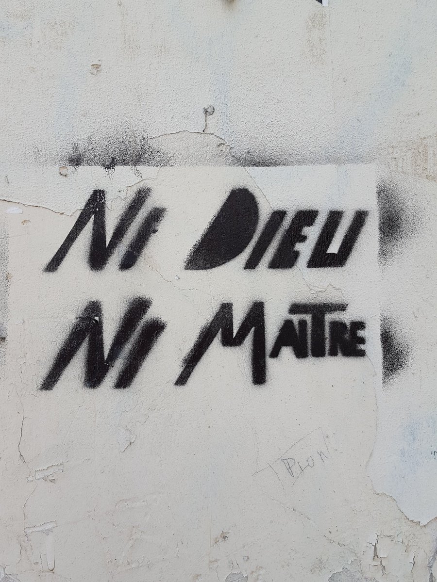 Ni Dieu, Ni maître #liberte #StreetArt