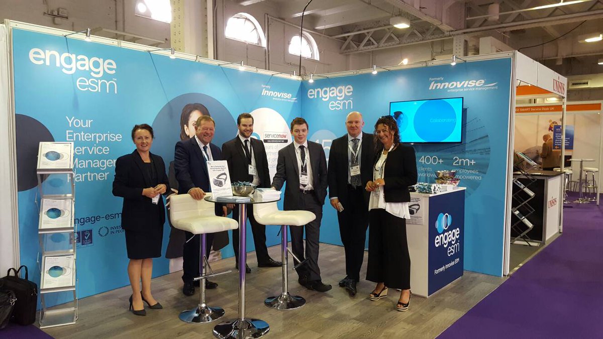 The Engage ESM team are on their way to another day at @SITS_UK  Don't forget to come and see us on stand 904