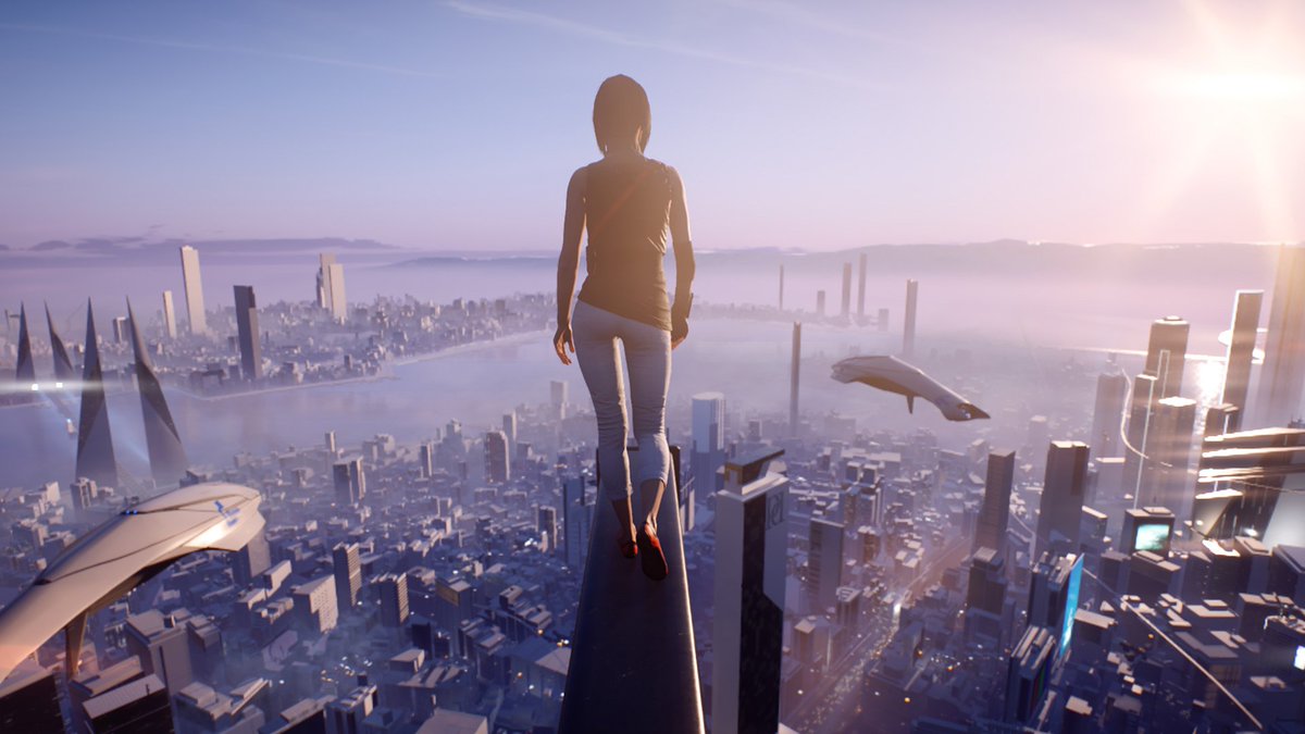 noah_runner's tweet image. Mirror's Edge Catalyst ya está aquí. Bienvenidos a Glass, Runners.