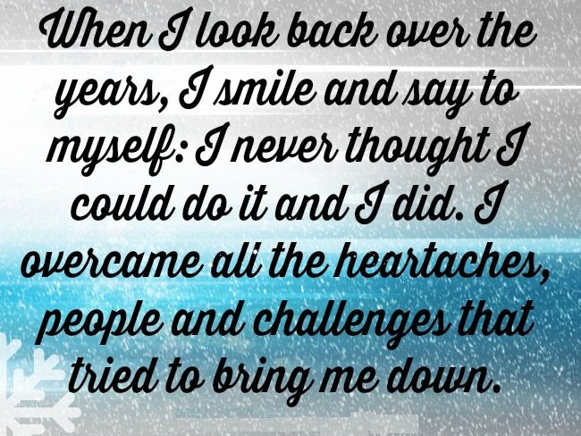 software_for's tweet image. When i look back over the #years, I #smile and say to myself: I never #thought i could do it  and i did....