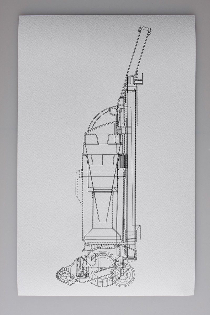 ImageCentre's tweet photo. The before and after shots - #throwback to working on reproducing one of the very first CAD drawings by @Dyson https://t.co/qAr4FNEozM