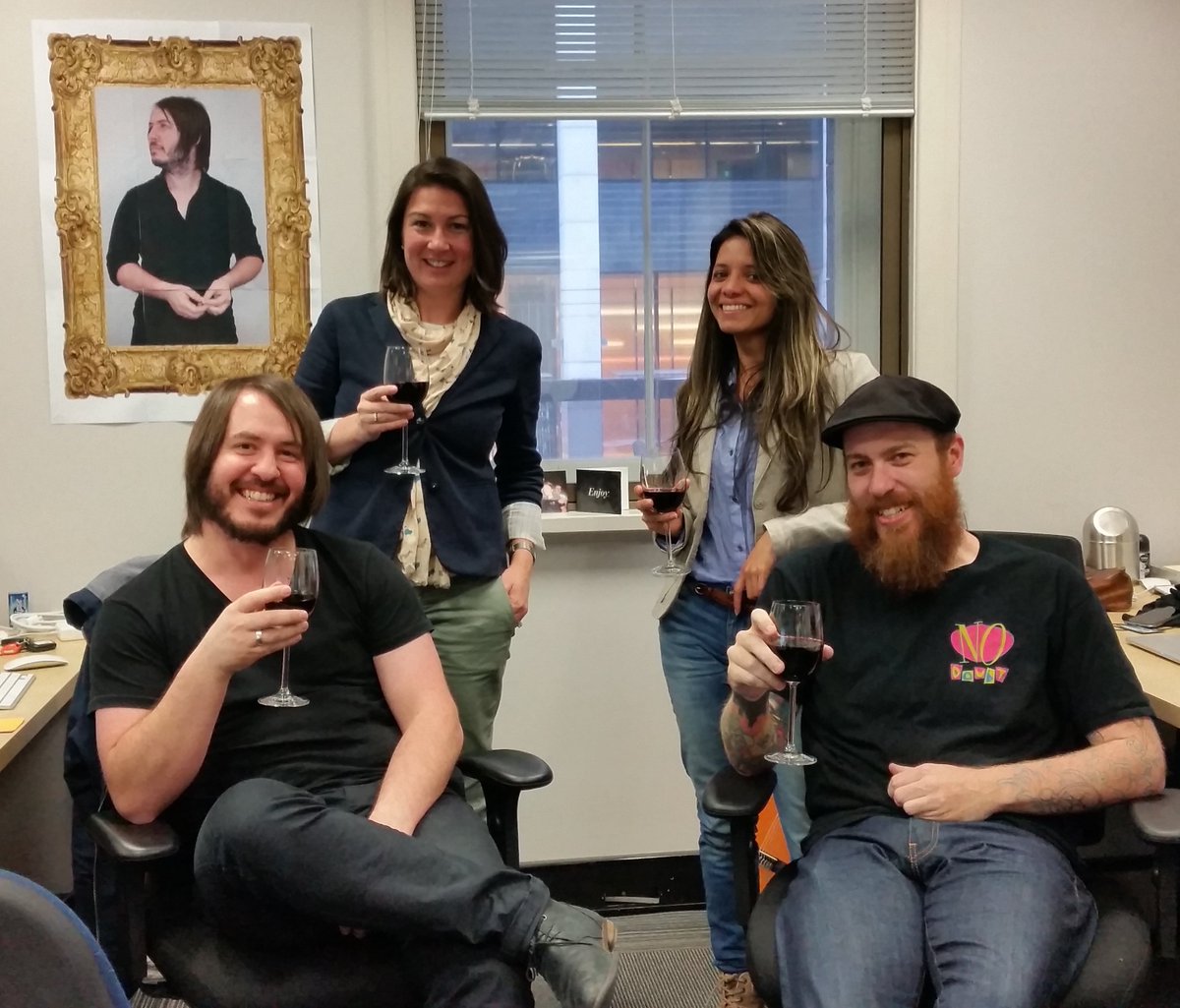 teamhava's tweet photo. Thanks for the vino @awscloudanz/@awscloud! Hava representing at the @blackbirdvc #thesunrise CTO panel was tops! https://t.co/pJOynABuof