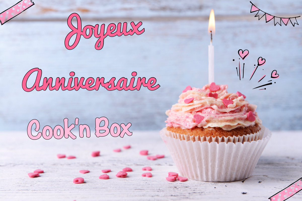 cooknbox's tweet photo. #cooknbox souffle sa 1ère bougie 🎉 Déjà 1 an qu'on régale les papilles de nos cookers 😍 #ongranditgraceavous #merci https://t.co/TRDave41fl
