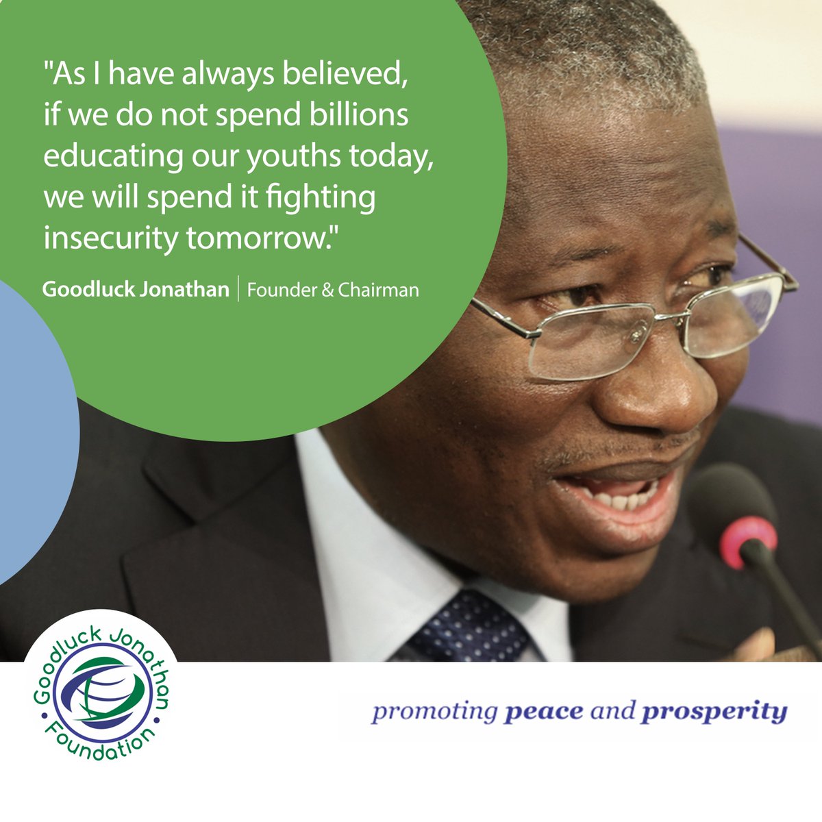 Goodluck Jonathan Foundation tweet media