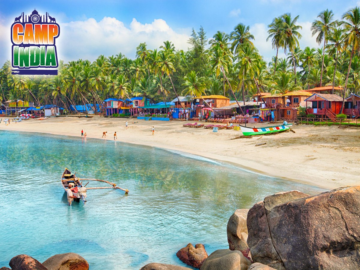 CampIndia's tweet image. How perfect does this beach look! 🇮🇳🌎