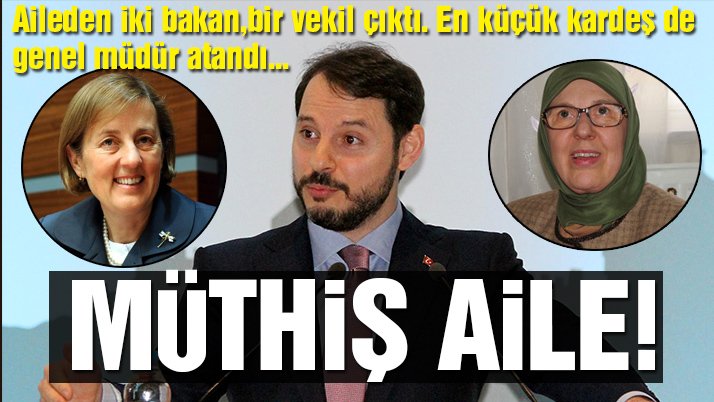 gazetesozcu's tweet photo. ÖZEL HABER
Berat Albayrak öyle bir atama yaptı ki, AKP'de "aileler saltanatı" dedirtti!
https://t.co/g0pO7AOHgn https://t.co/5uWhqFahAE