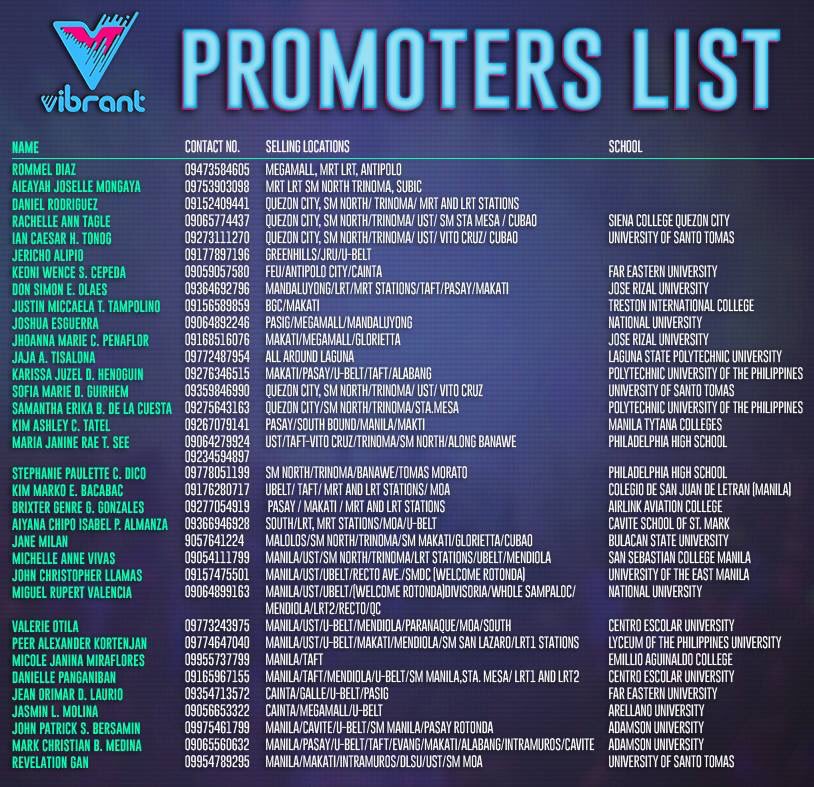 RaveCityPh's tweet image. You may purchase your #VibrantFest2016 tickets from these promoters! Let's all #GoWildWithPaint wild ones! 🙌🏻💞