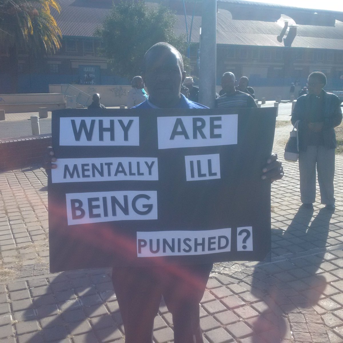 TheSADAG's tweet photo. We're supporting #LifeEsidimeni Family March to @GautengHealth Mentally Ill have rights too! #dignityformentalhealth https://t.co/7eswjraFEs