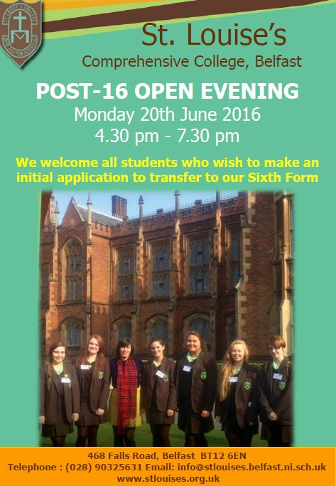 St. Louise's Belfast tweet media