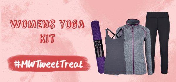 MountainWHouse's tweet photo. 24 hours left! RT &amp; Follow to #WIN our Women's Yoga Kit! #MWTweetTreat https://t.co/OAeMO4EDWC