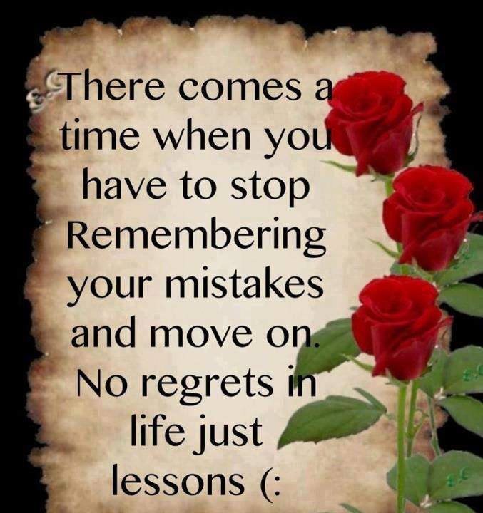 message_mobile's tweet image. There comes a #time when you have to stop #remembering your #mistakes and move on.