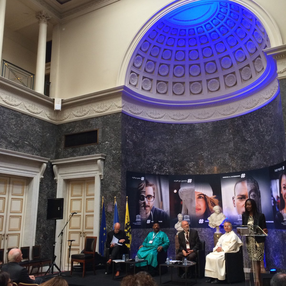 #heritageheroes uit Irak, Bosnia en Mali #Unite4Heritage #conference #heritageunderattack #Brussels
