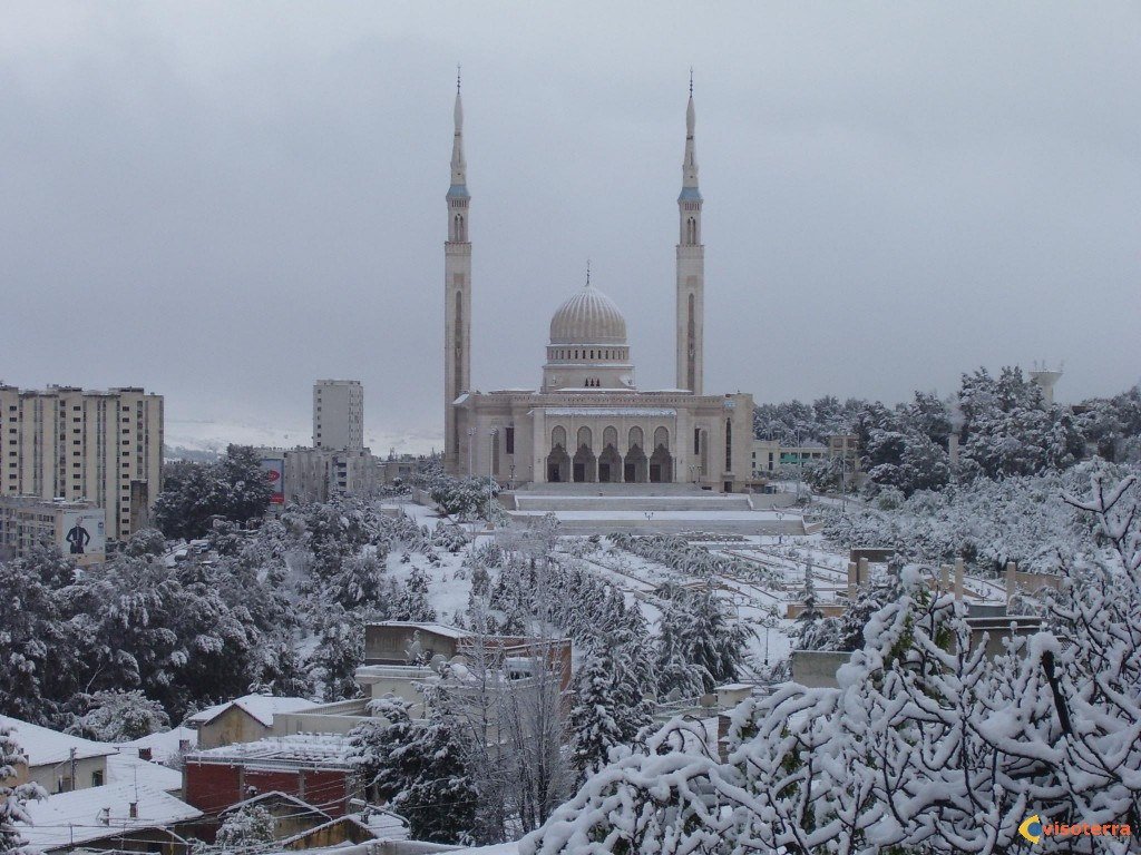 The magnificent Emir Abdelkader Mosque at Constantine, Algeria. Named after the "Father of Algerian nationalism".