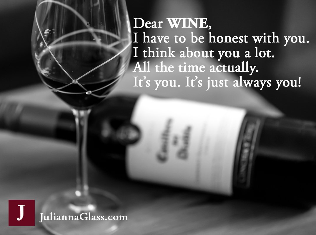 alawine's tweet photo. I can't get you out of my mind, thinking about last night.... it was fun! Thank you #wine RT @Julianna_glass https://t.co/Mh6ZoU38yN