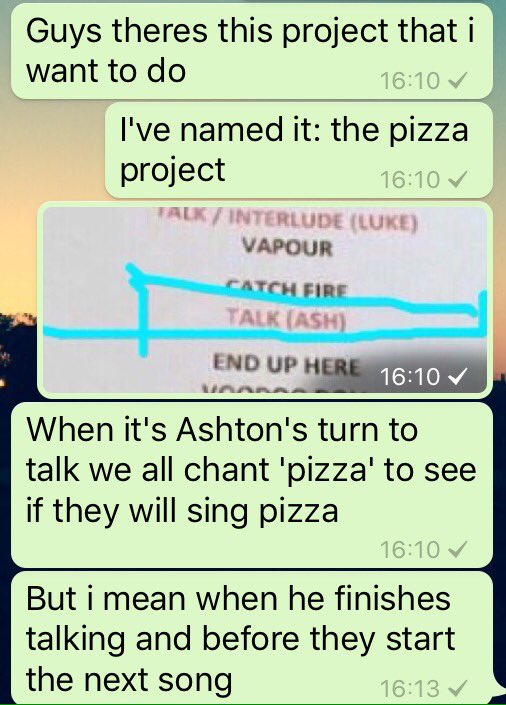 MaydewEllen's tweet photo. #thepizzaproject https://t.co/YH3m1wF0CA