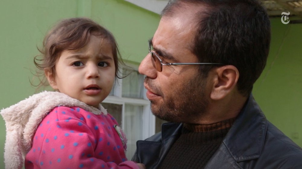 nytopinion's tweet image. How do you make the wrenching decision of whether to leave your homeland? nyti.ms/1ZAe7JF