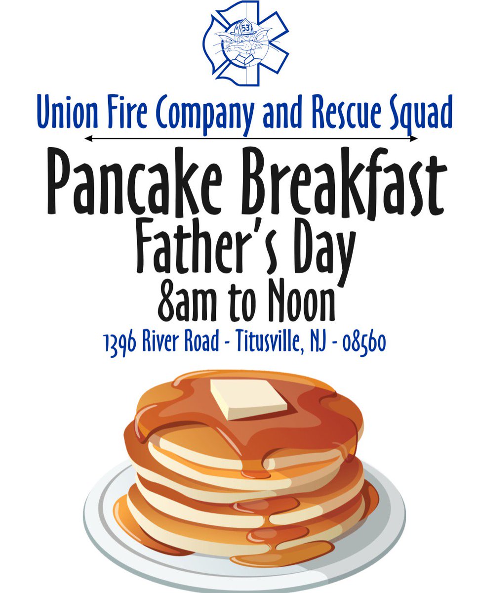UFCRS's tweet photo. Father’s Day Pancake Breakfast 8 am to Noon - 6/19/2016 https://t.co/DE5ay1B0AY