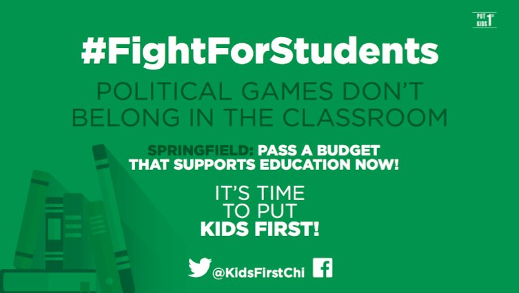 Springfield: Our kids are more important than your political agenda! Fund Chicago’s schools now! #FightForStudents