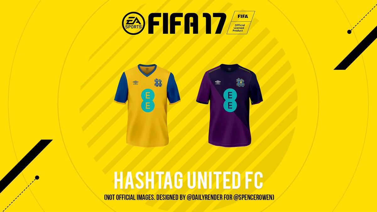 SpencerOwen's tweet photo. RT if you'd love to see @hashtagutd kits in FIFA 17! (Image made by @dailyrender) https://t.co/i2pUTvVkcG