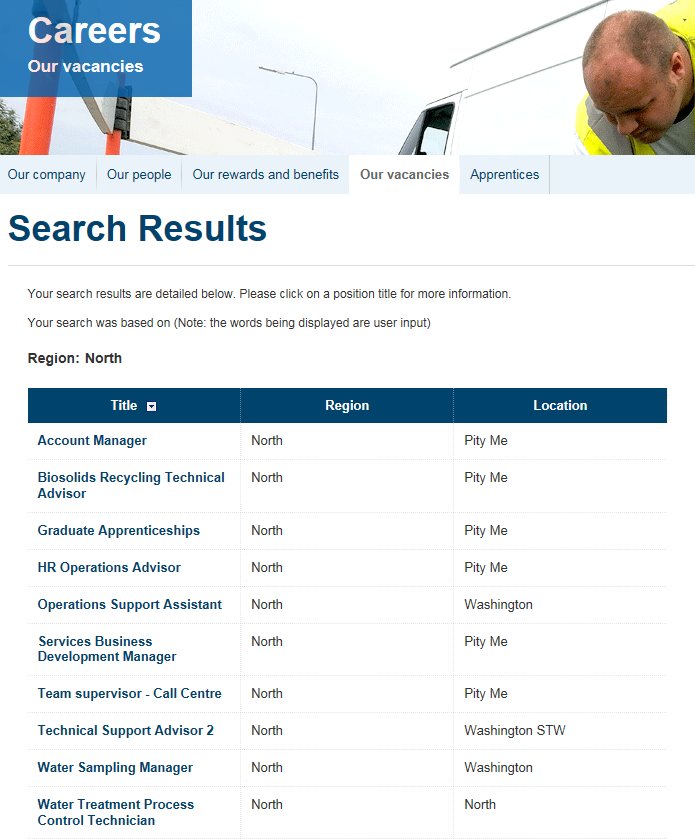 #Job alert: various roles with #NorthumbrianWater at #Durham &amp; #Washington