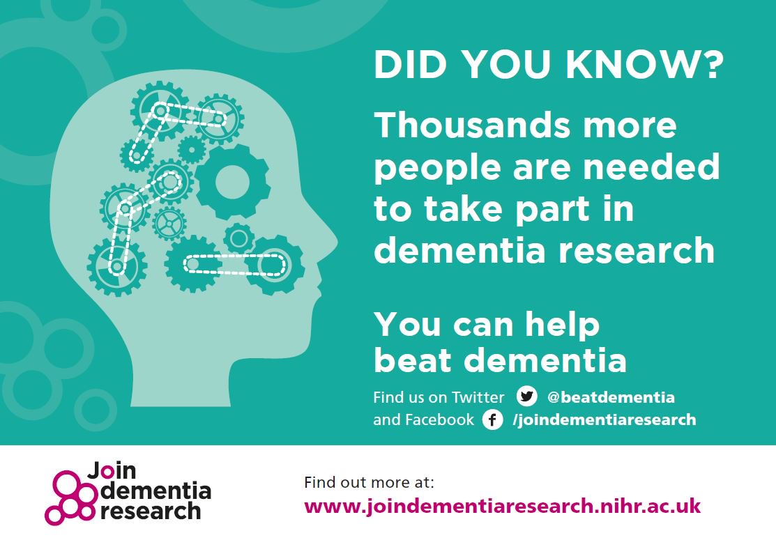 beatdementia's tweet image. Thousands are still urgently needed for #dementia #research. #JoinDementiaResearch today: ow.ly/OiIU3013jT4