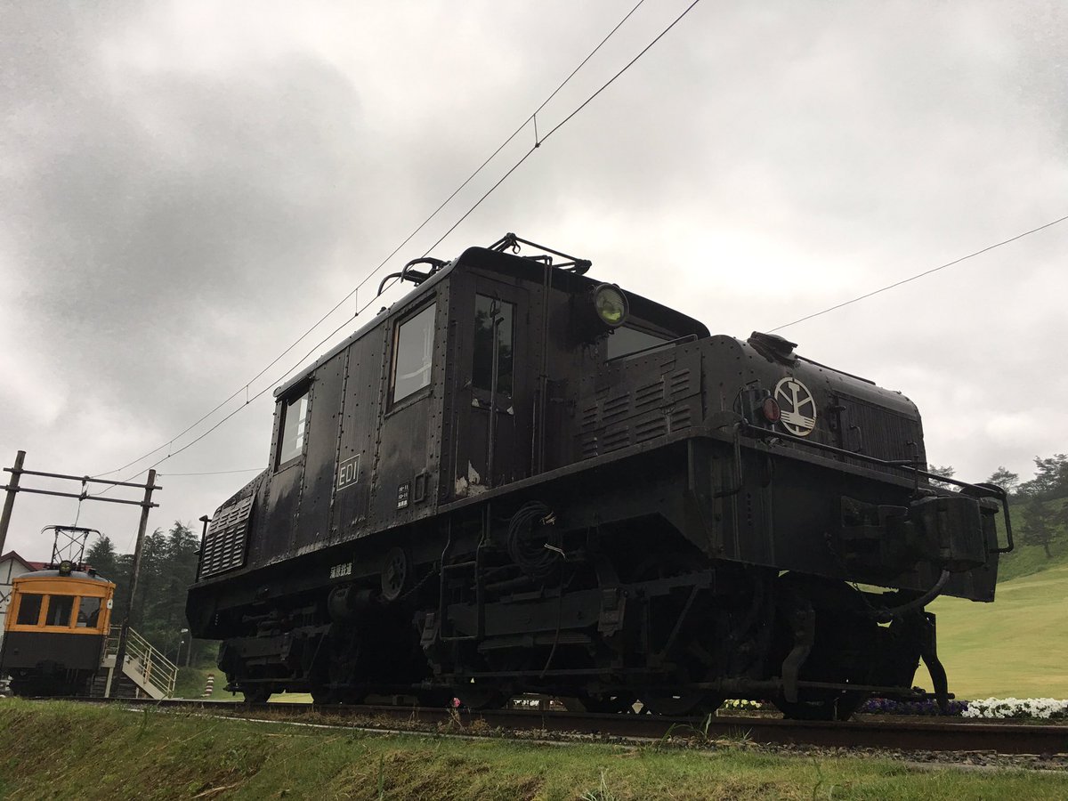 蒲原鉄道の方々。電気機関車ED1さんの主な仕事は貨物ではなく入替と除雪。
